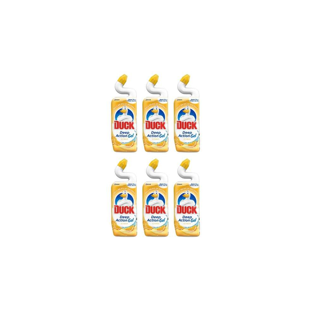 Duck Toilet Liquid Cleaner Citrus 750ml (Pack of 6)