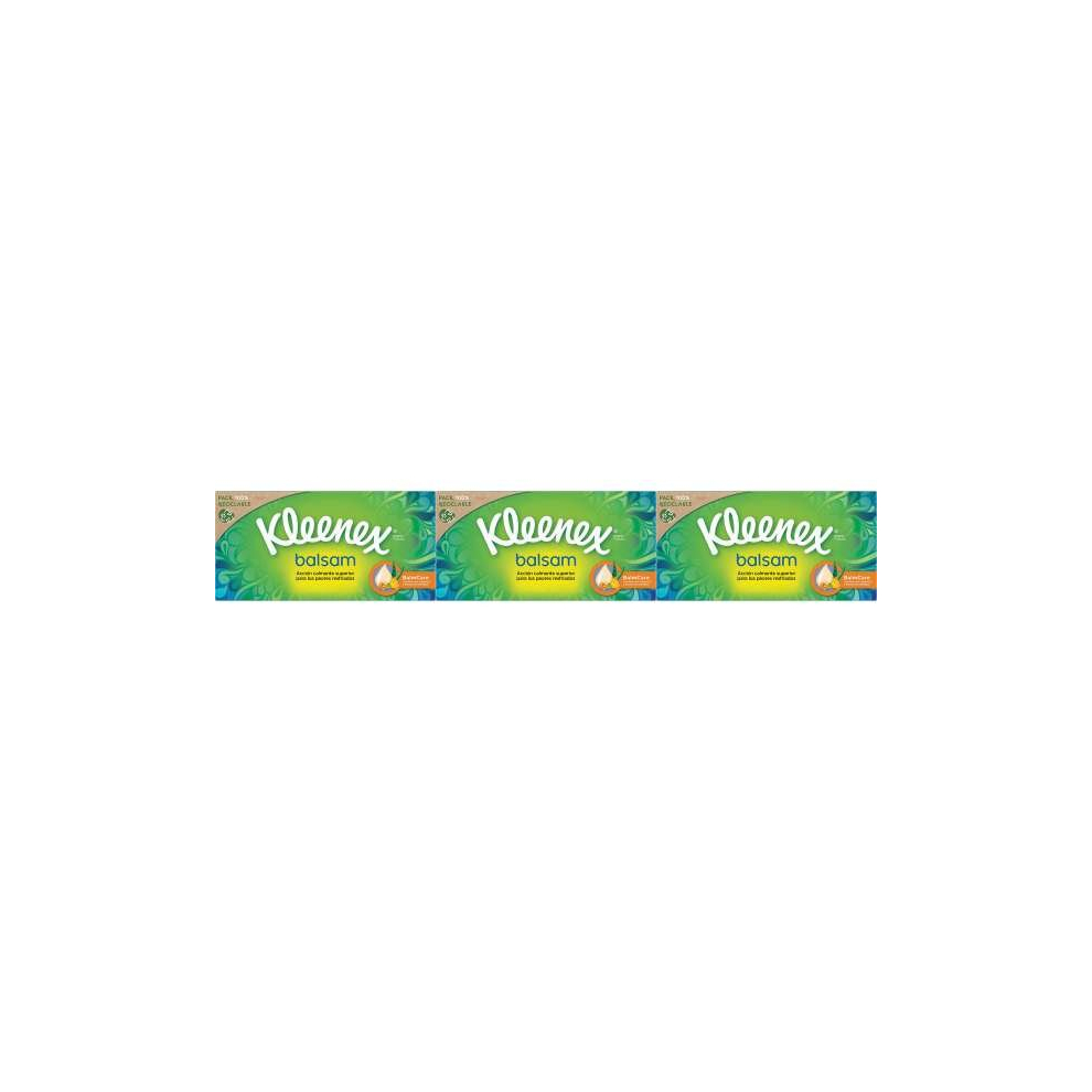 Kleenex Balsam Tissues Box (Pack of 3)