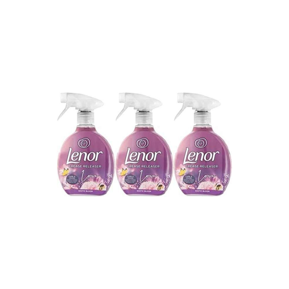 Lenor Crease Releaser Exotic Bloom 500ml (Pack of 3)