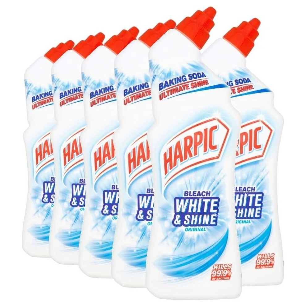 Harpic Bleach White & Shine Original 750ml (Pack of 6)