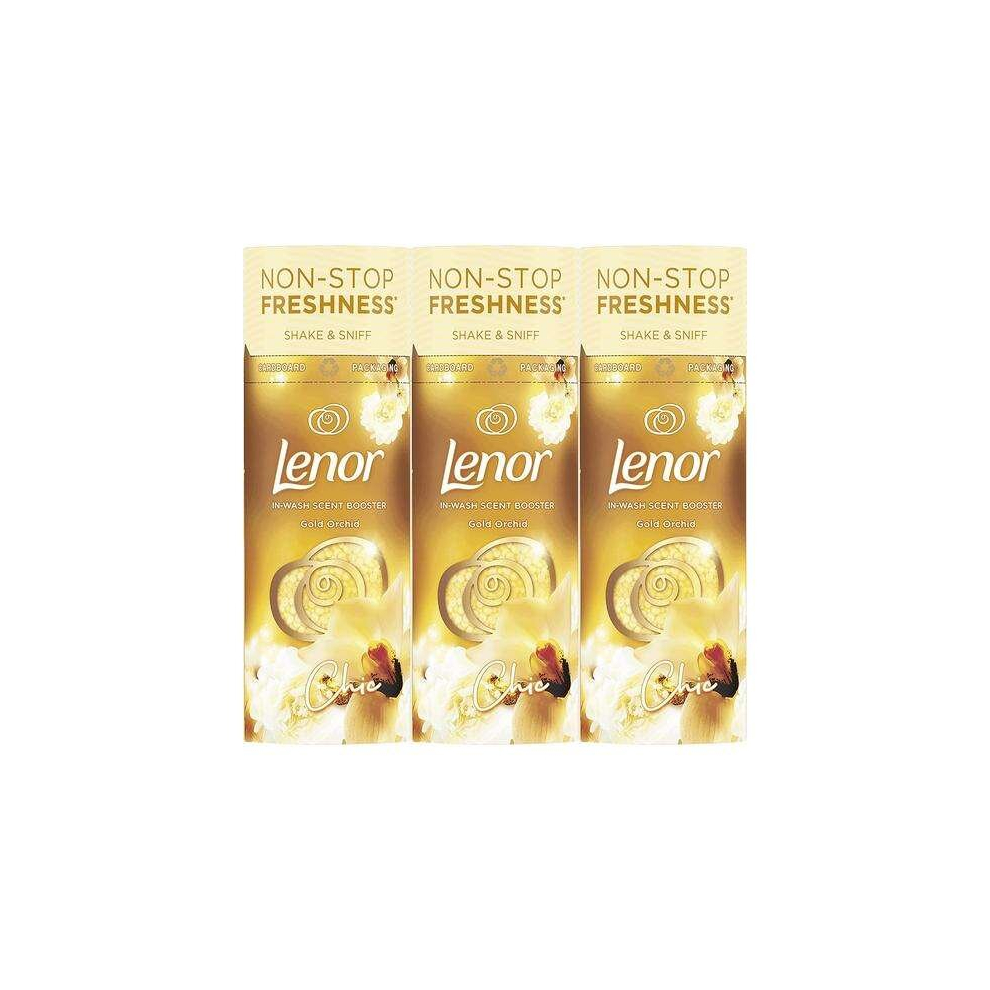 Lenor Laundry Perfume In-Wash Scent Booster Beads, Gold Orchid, 176g (Pack of 3)