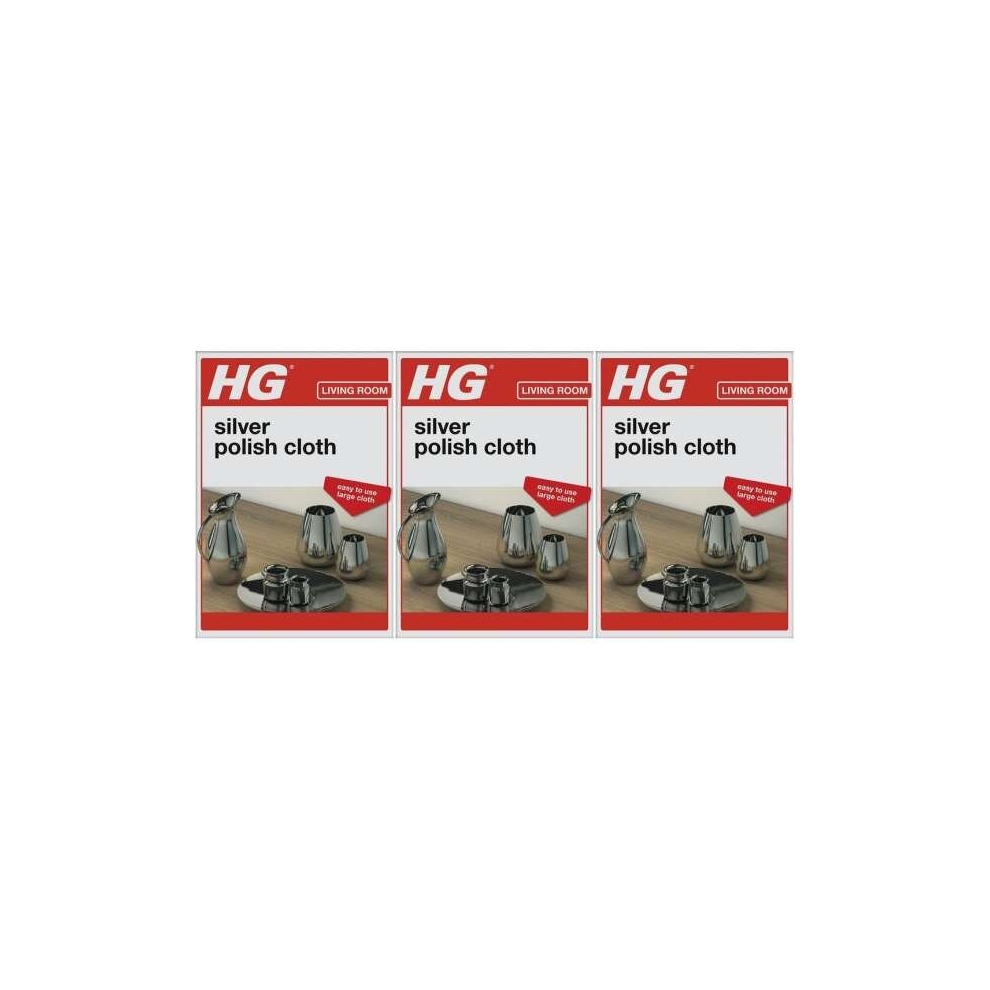 Hg Polish Cloth (495000106) (Pack Of 3) Silver
