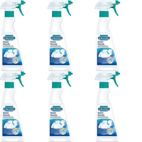 Dr Beckmann Dr Beckmann Stain Devils Spray, 250 ml (DBST) (Pack of 6)
