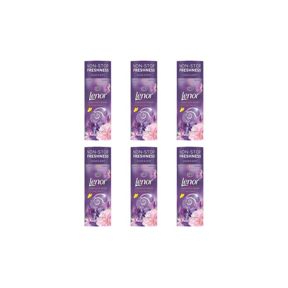 Lenor Laundry Perfume In-Wash Scent Booster Beads Exotic Bloom, Non-Stop Freshness, 176g (Pack of 6)