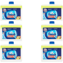 Finish Dishwasher Cleaner Lemon Sparkle 250ml (Pack of 6)