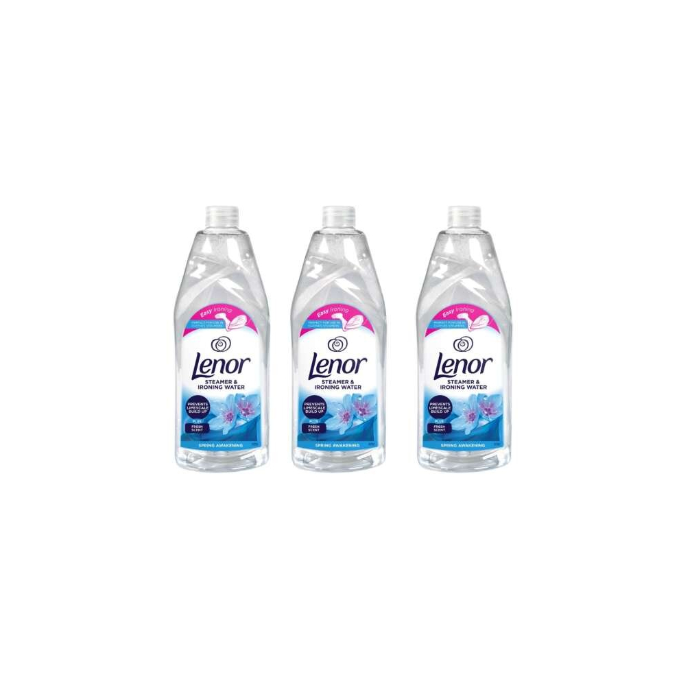 Lenor Steamer & Ironing Water Spring Awakening 1 Litre (Pack of 3)