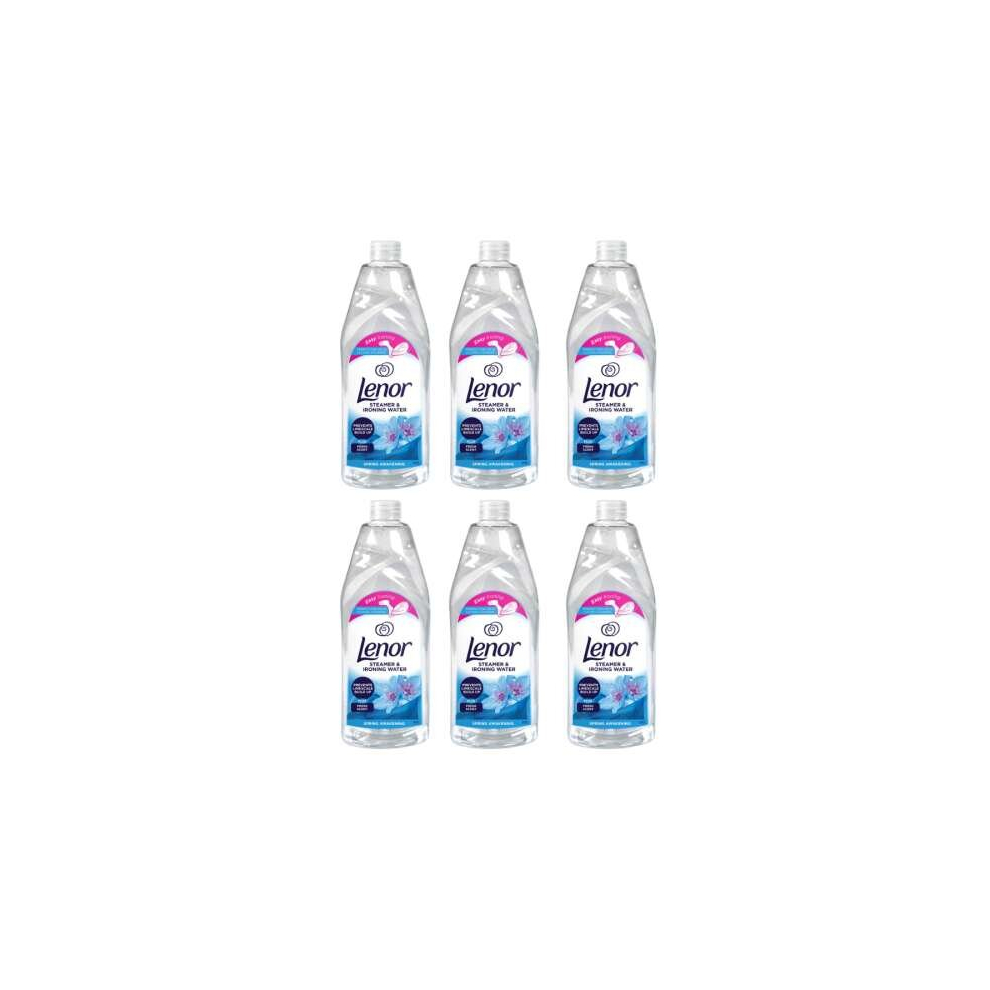 Lenor Steamer & Ironing Water Spring Awakening 1 Litre (Pack of 6)