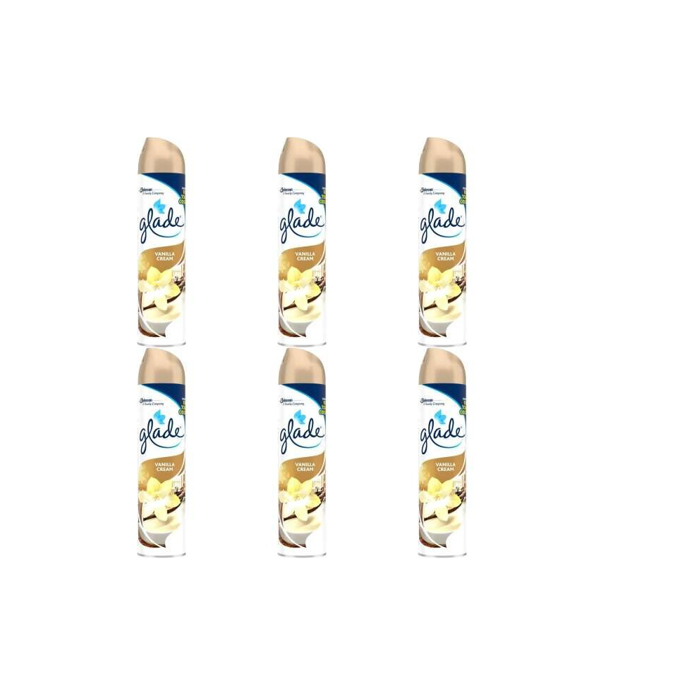 Glade Air Freshener Vanilla 300ml (Pack of 6)