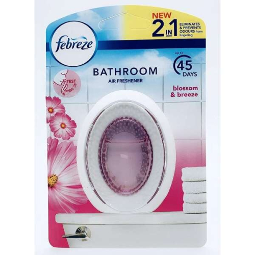 Febreze 2in1 Bathroom / Small Spaces Air Freshener Blossom & Breeze 7.5 ml. (Pack of 3) on OnBuy