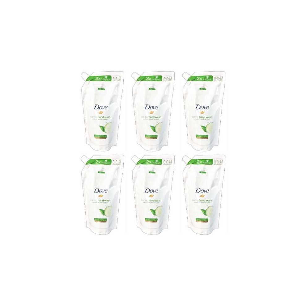 DOVE fresh touch refill hand wash 500ml (Pack of 6)