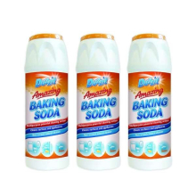 Duzzit Amazing Baking Soda Multi-Purpose Cleaner - 3 x 500g, Non-Scratch Natural Stain Remover & Odor Eliminator for Kitchen & Bathroom