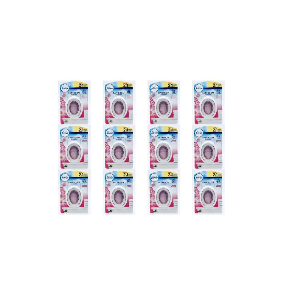 Febreze 2in1 Bathroom / Small Spaces Air Freshener Blossom & Breeze 7.5 ml. (Pack of 12)