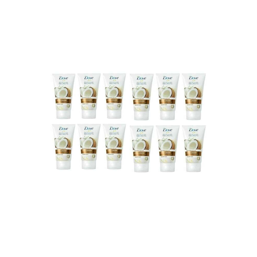 Dove Coconut Hand Treatment Cream 75ml (Pack of 12)