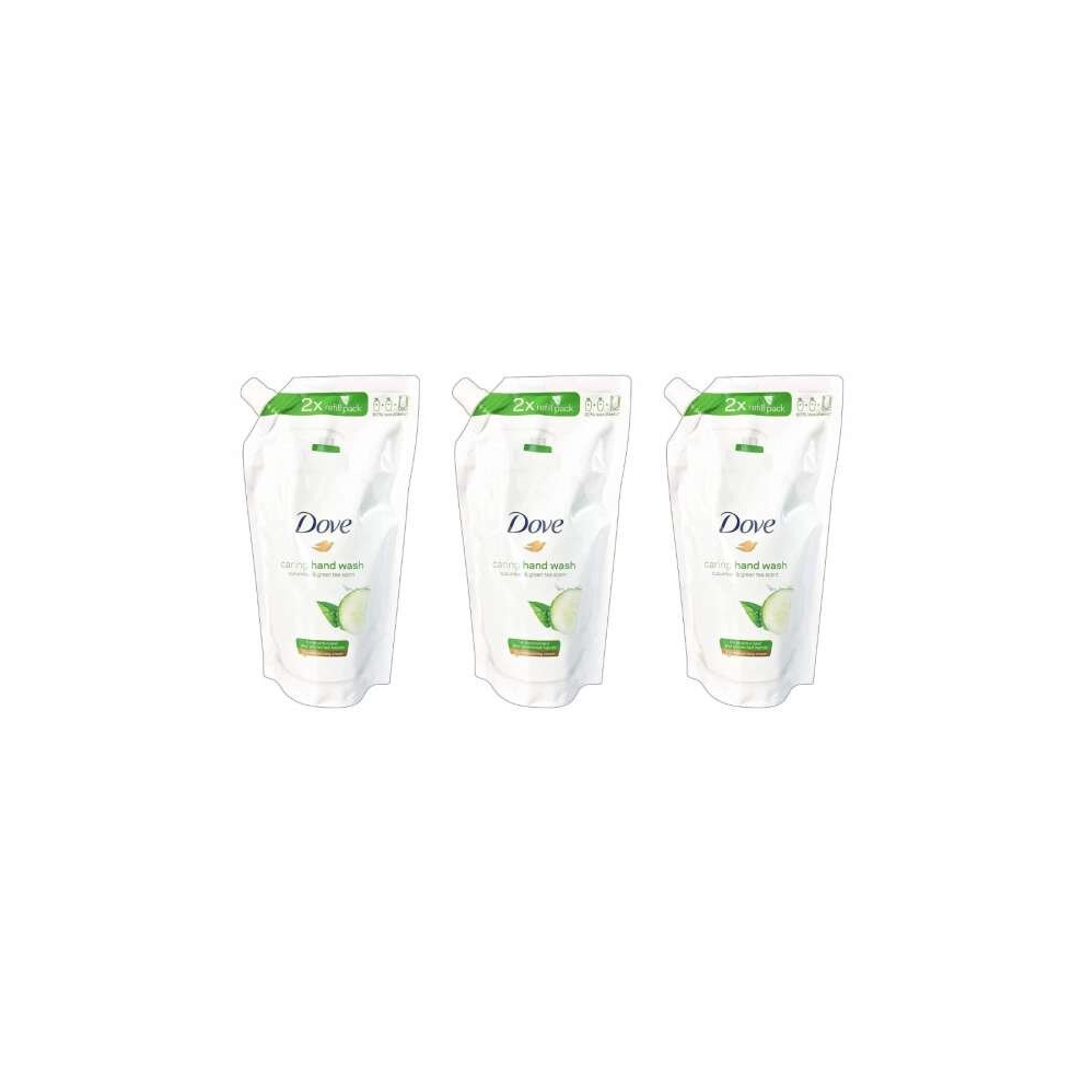 DOVE fresh touch refill hand wash 500ml (Pack of 3)