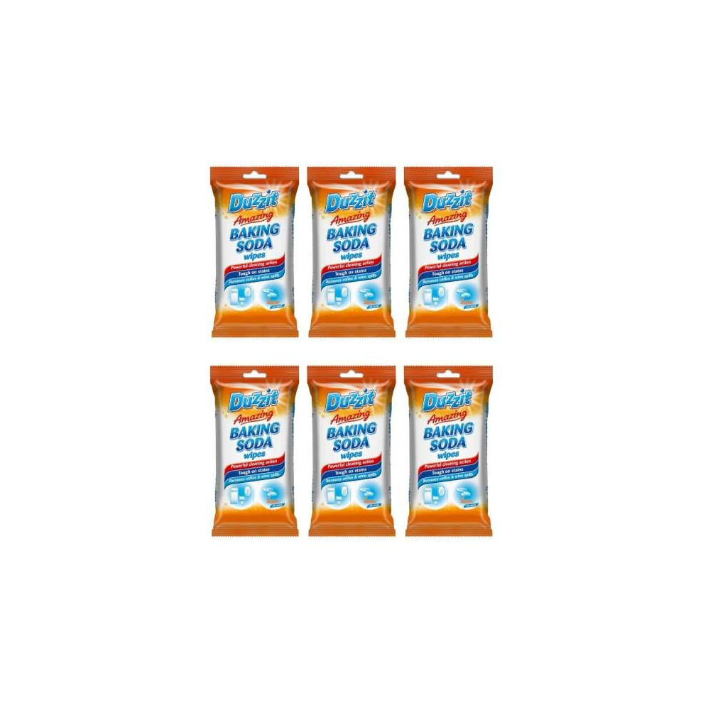 DUZZIT Amazing Baking SODA Wipes (Pack of 6)