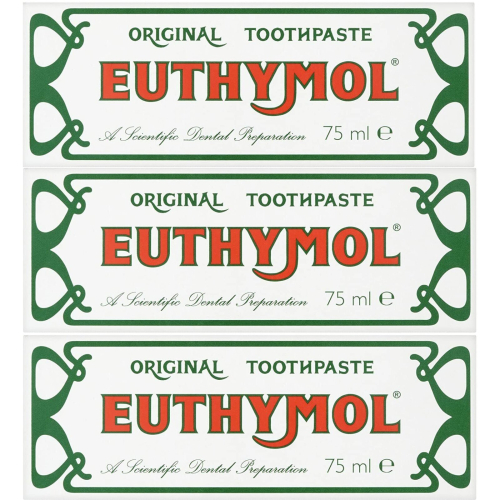 EUTHYMOL 75ml Original Toothpaste (Pack of 3) 2