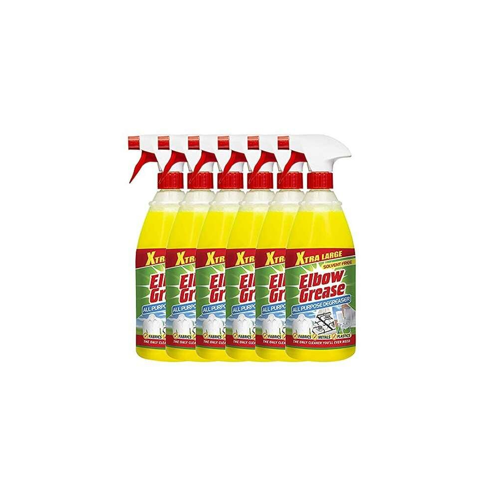 Elbow Grease 1 Litre All Purpose Degreaser Extra Large Trigger Spray (Pack of 6)