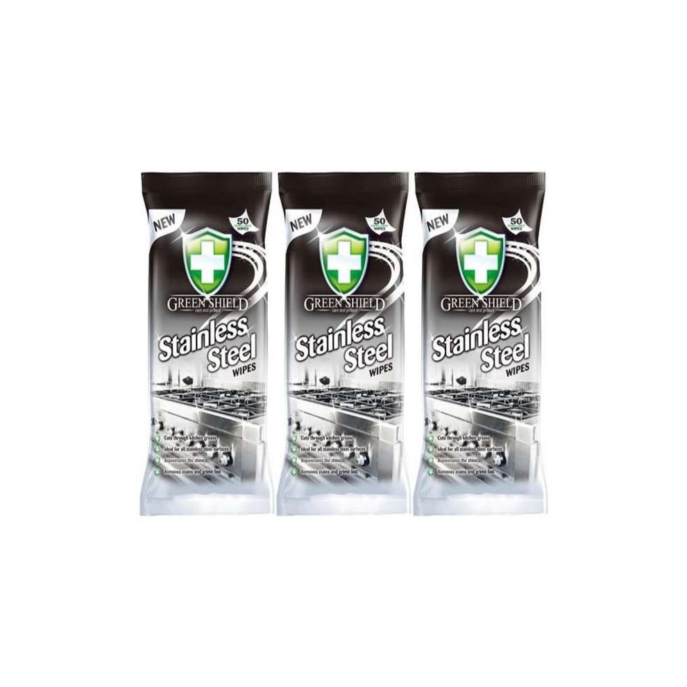 Greenshield Stainless Steel Wipes (Pack of 3)