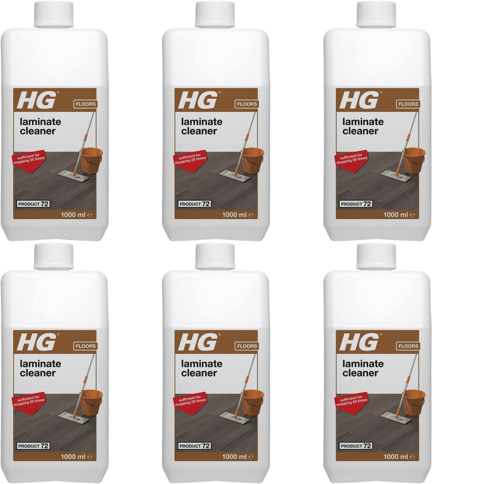 HG laminate cleaner (product 72) 1L  (349100106) (Pack of 6)