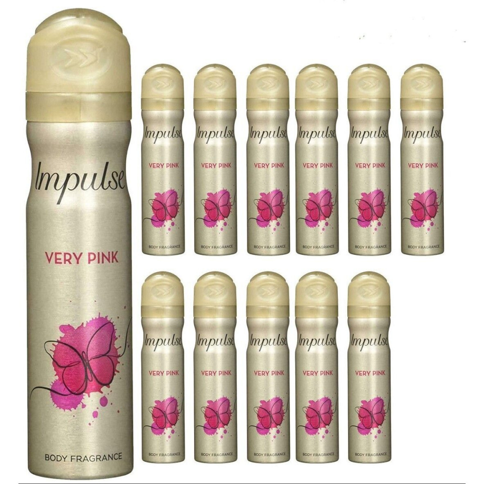 Impulse Very Pink Body Fragrance 75ml (Pack of 12)