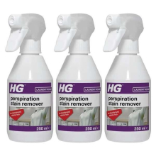 HG Perspiration Stain Remover Spray 250ml - Pack of 3 - Eliminates Perspiration Stains (634025106)