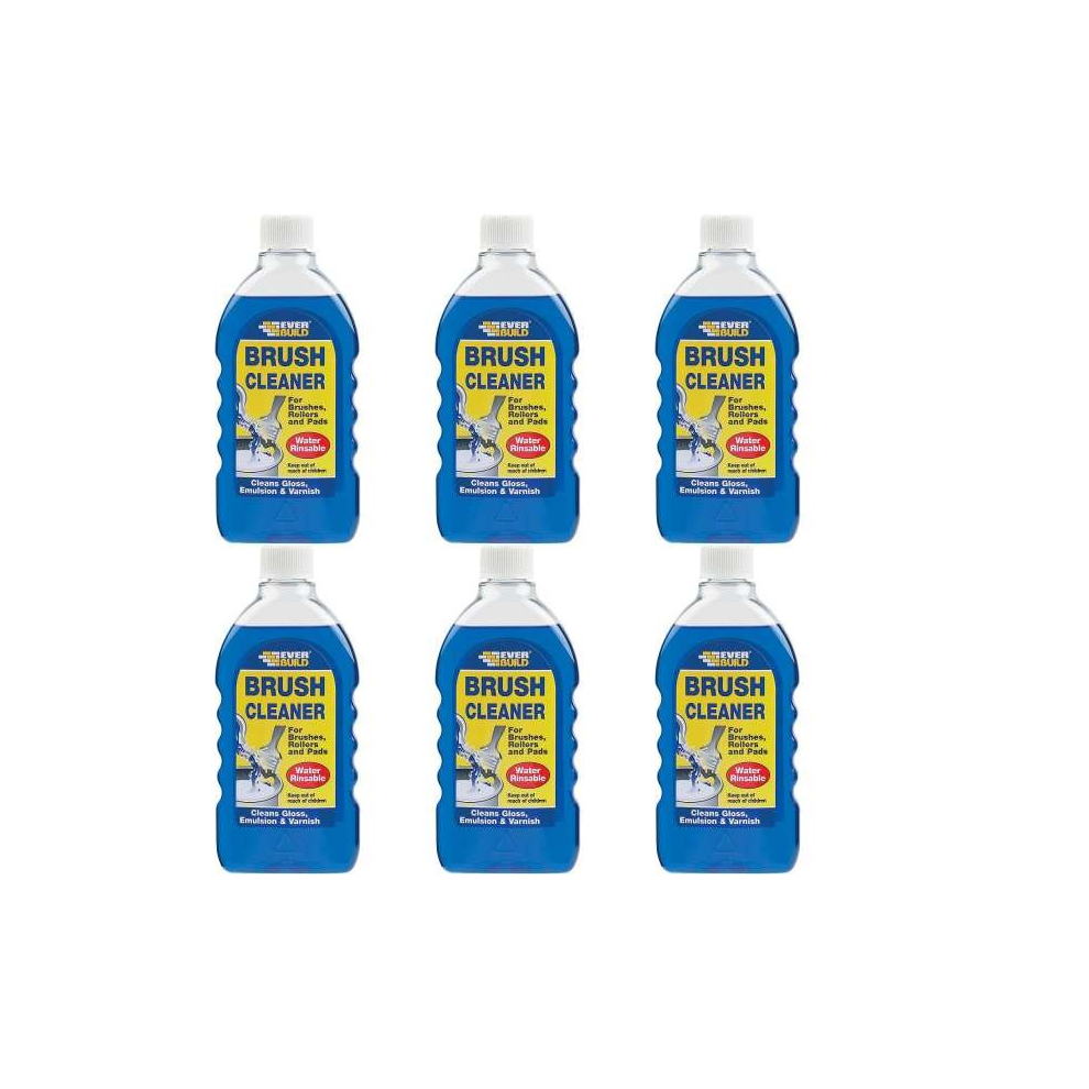 Everbuild Brush Cleaner, 500 ml        BRUSHCL (Pack of 6)