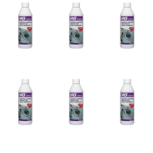 HG Washing Machine Cleaner & Odour Freshener, Remove Dirt, Soap Deposits 550g (Pack of 6)