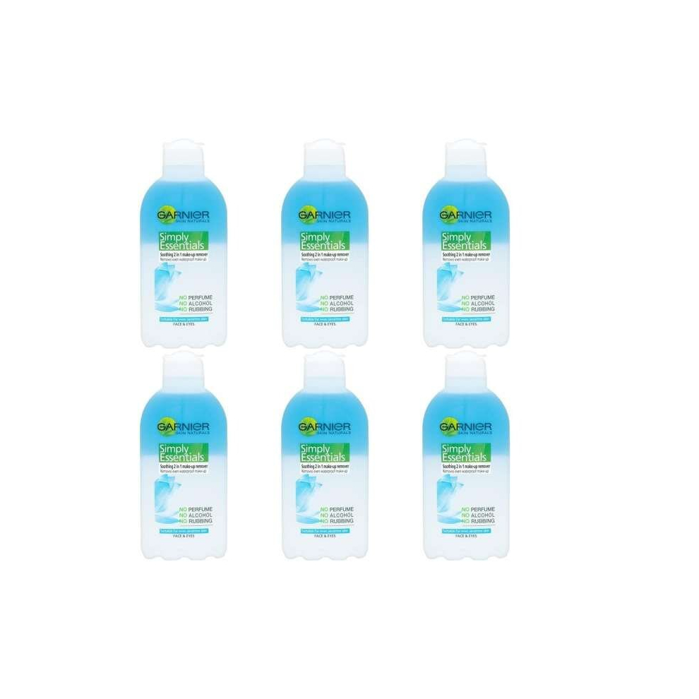 Garnier Skin Naturals 2-in-1 Make-Up Remover 200ml (Pack of 6)