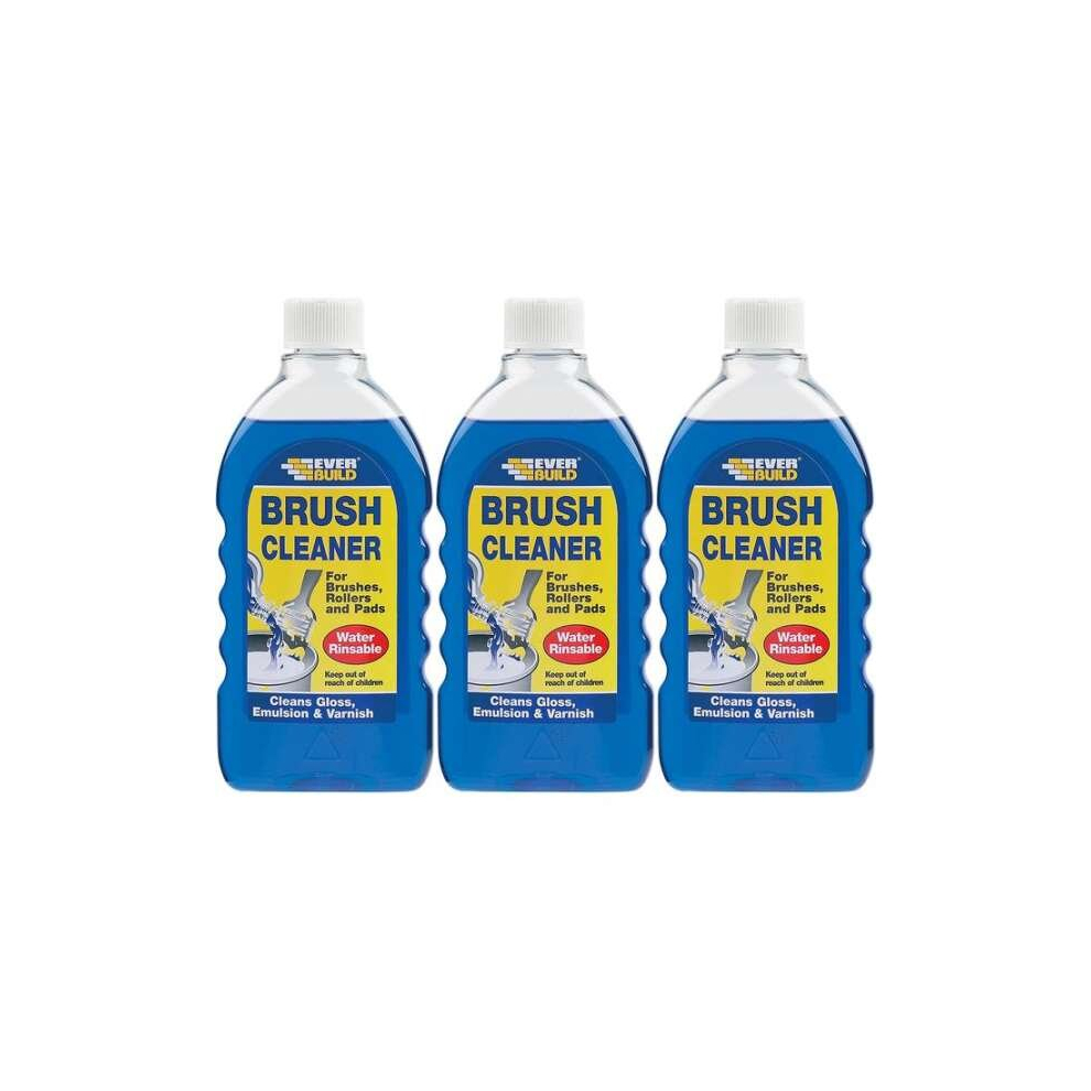 Everbuild Brush Cleaner, 500 ml        BRUSHCL (Pack of 3)