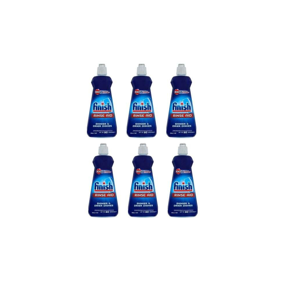 Finish Rinse Aid  Original 400ml (Pack of 6)