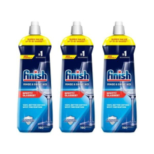 Finish Rinse Aid for Shinier and Drier Dishes Original 800ML (Pack of 3)