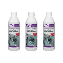 HG Washing Machine Cleaner & Odour Freshener, Remove Dirt, Soap Deposits 550g (Pack of 3)