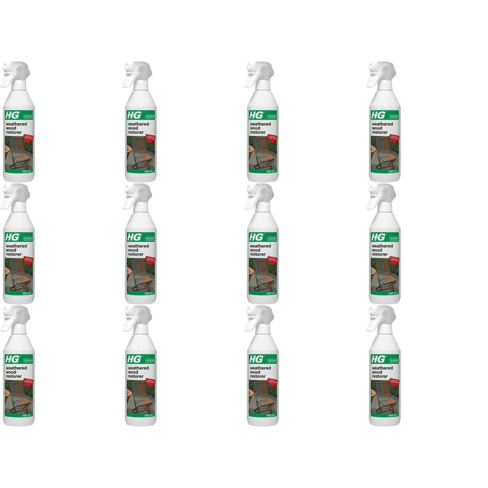 HG Weathered Wood Restorer, 500ml Spray (292050106) (Pack of 12)