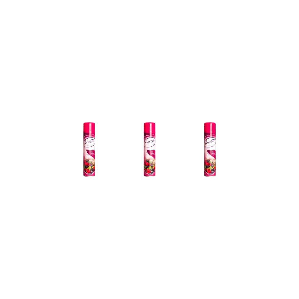 Insette Air Freshener Spray, Wild Berries, 300ml (Pack of 3)