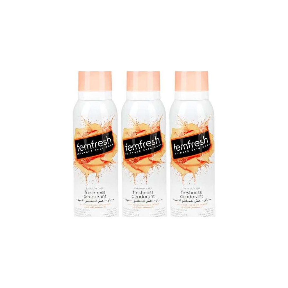 Femfresh 125ml Feminine Freshness Deodorant Spray (Pack of 3)