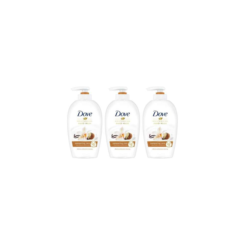 Dove Purely Pampering SHEA BUTTER Beauty Cream Hand Wash 250ml (Pack of 3)