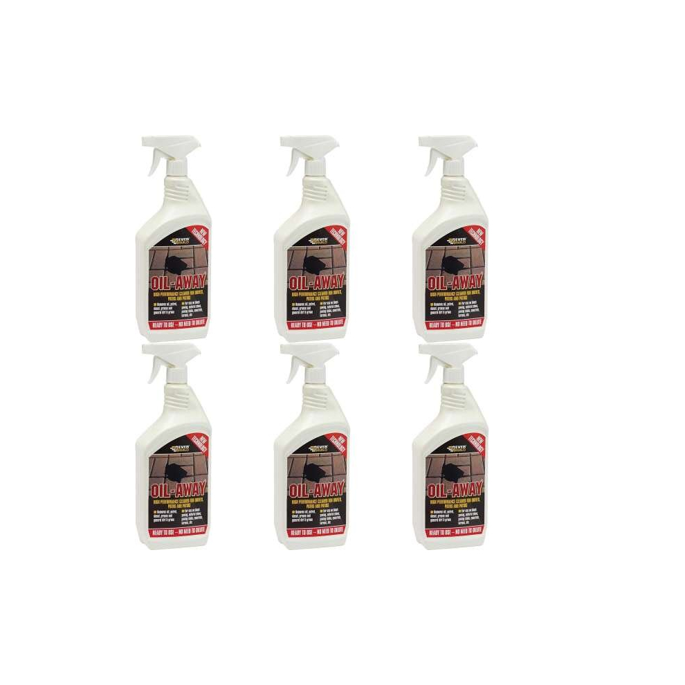 6xEverbuild Oil Away Ready To Use Oil Remover For Hard Surfaces, 1 L