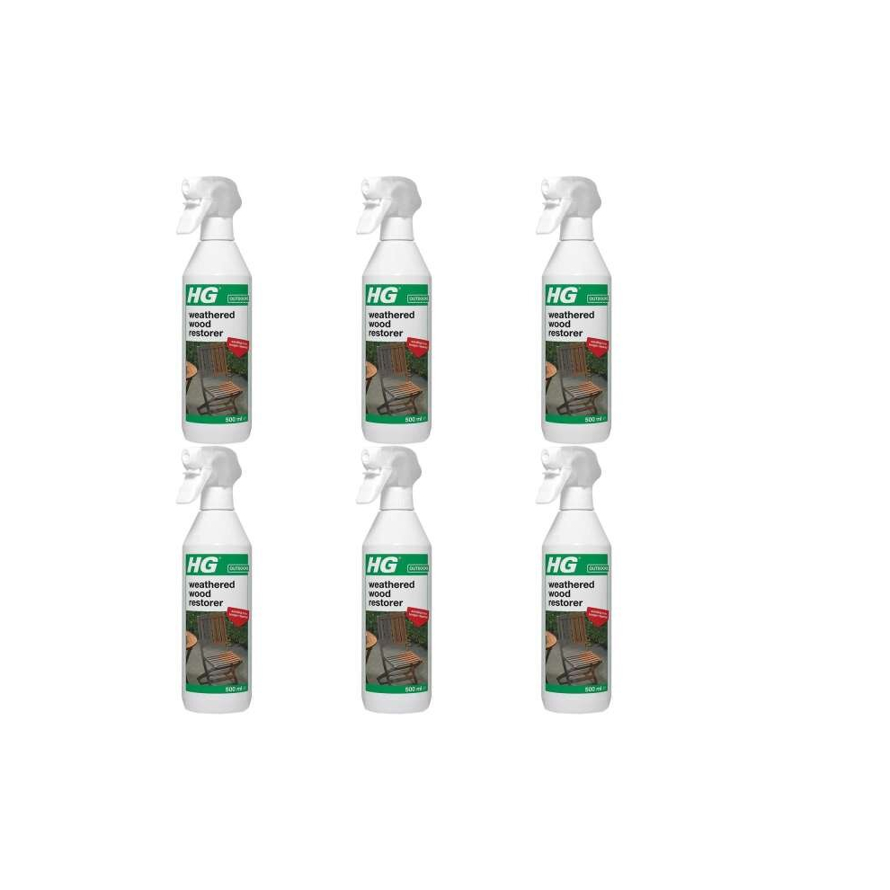 HG Weathered Wood Restorer, 500ml Spray (292050106) (Pack of 6)