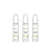 Dove Invisible Dry Anti-Perspirant Deodorant Aerosol 250ml - Pack of 3, 48h Protection, 0% Alcohol, No White Marks, With 1/4 Moisturising Cream