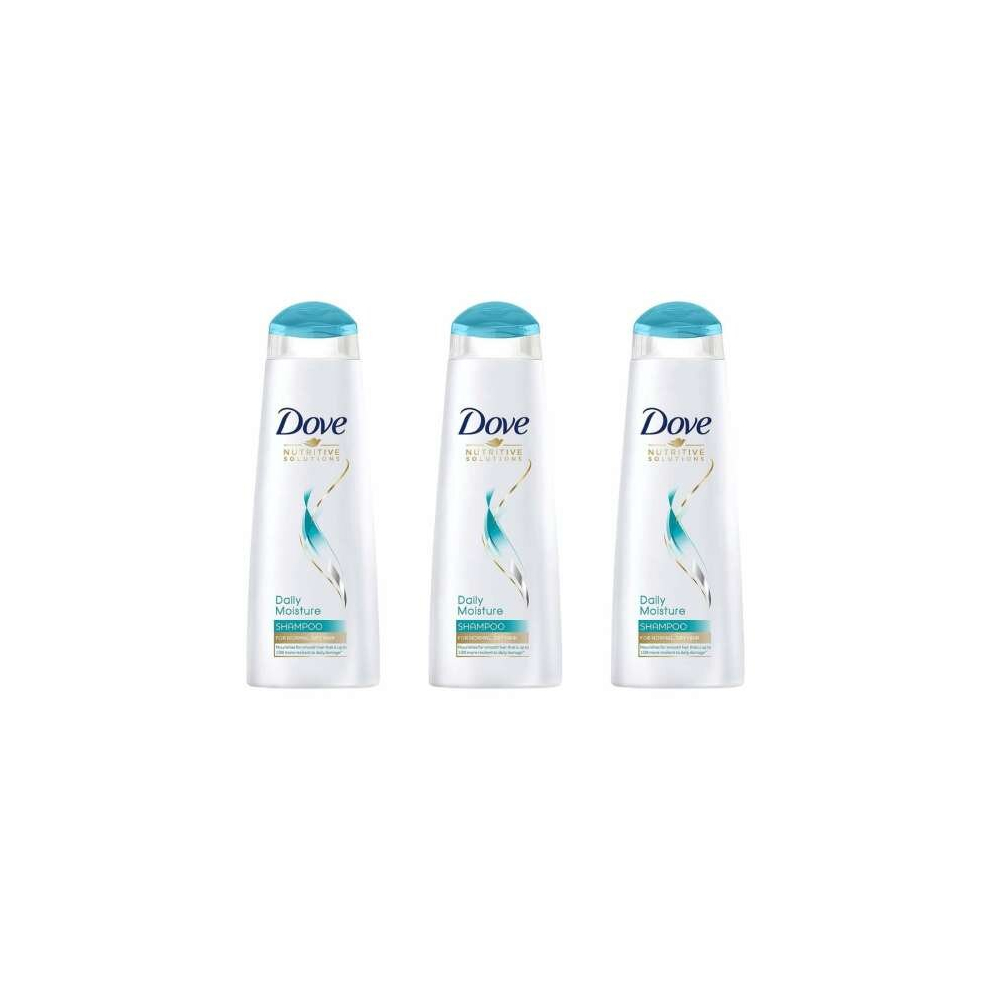 Dove Daily Moisture Shampoo (NOT 2IN1) - 250ml (Pack of 3)