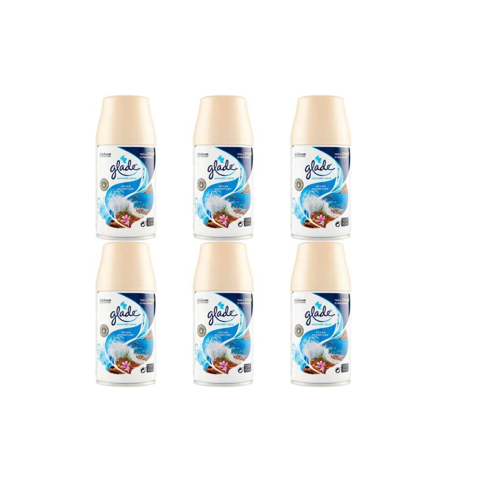 Glade Automatic Air Freshener Spray Ocean Adventure 269ml (Pack of 6)