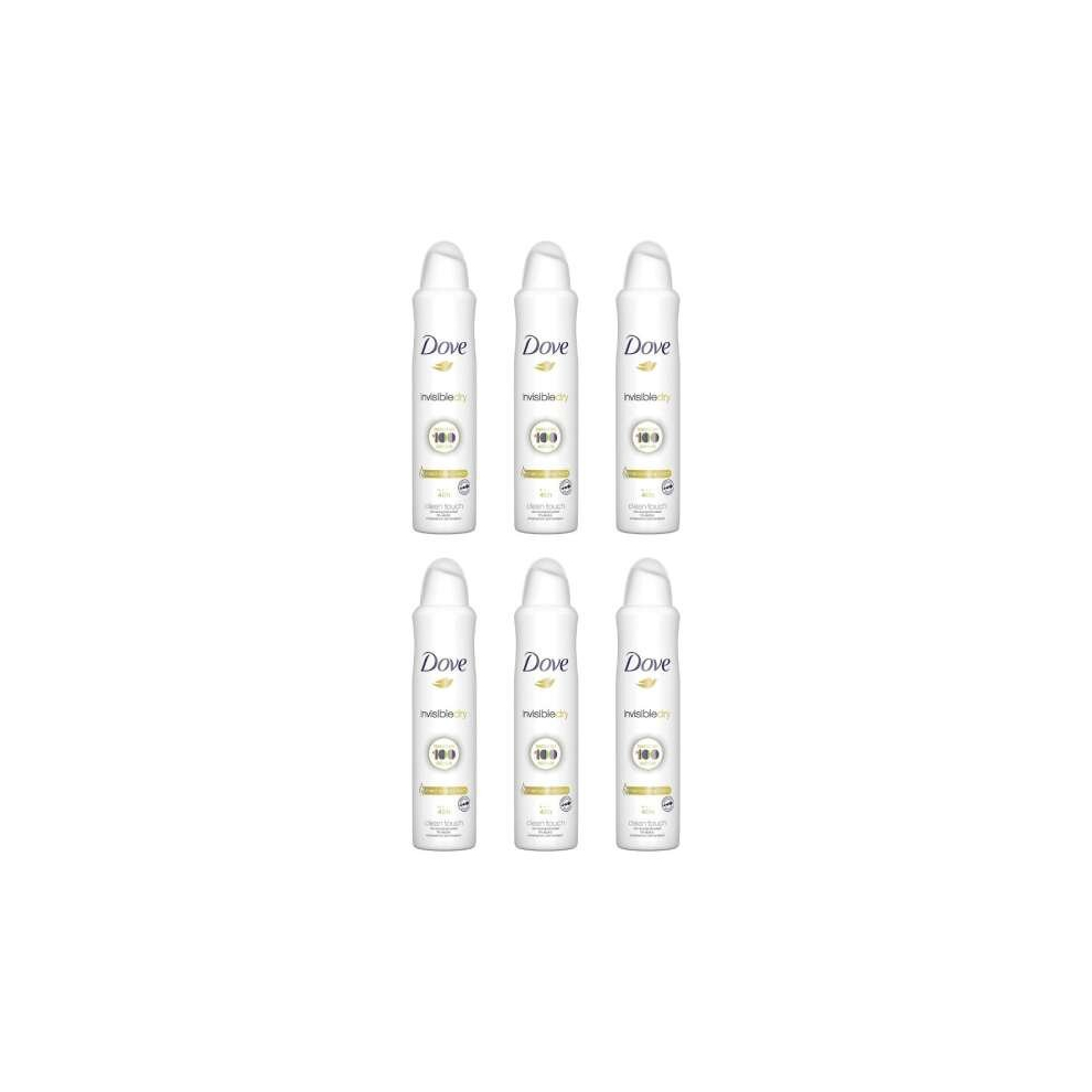 Dove Invisible Dry ( Bottle) Anti-Perspirant Deodorant 250Ml (Pack Of 6) White