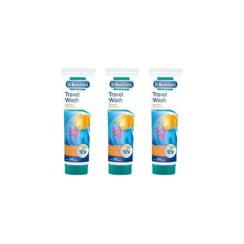 Dr Beckmann Non-Bio Travel Wash 100ml (Pack of 3)