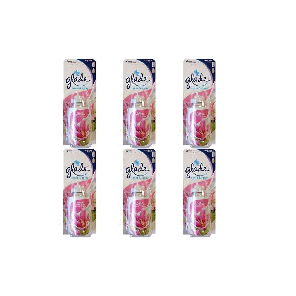 Glade Sense and Spray Refill Floral Blossom Air Freshener 18ml (Pack of 6)