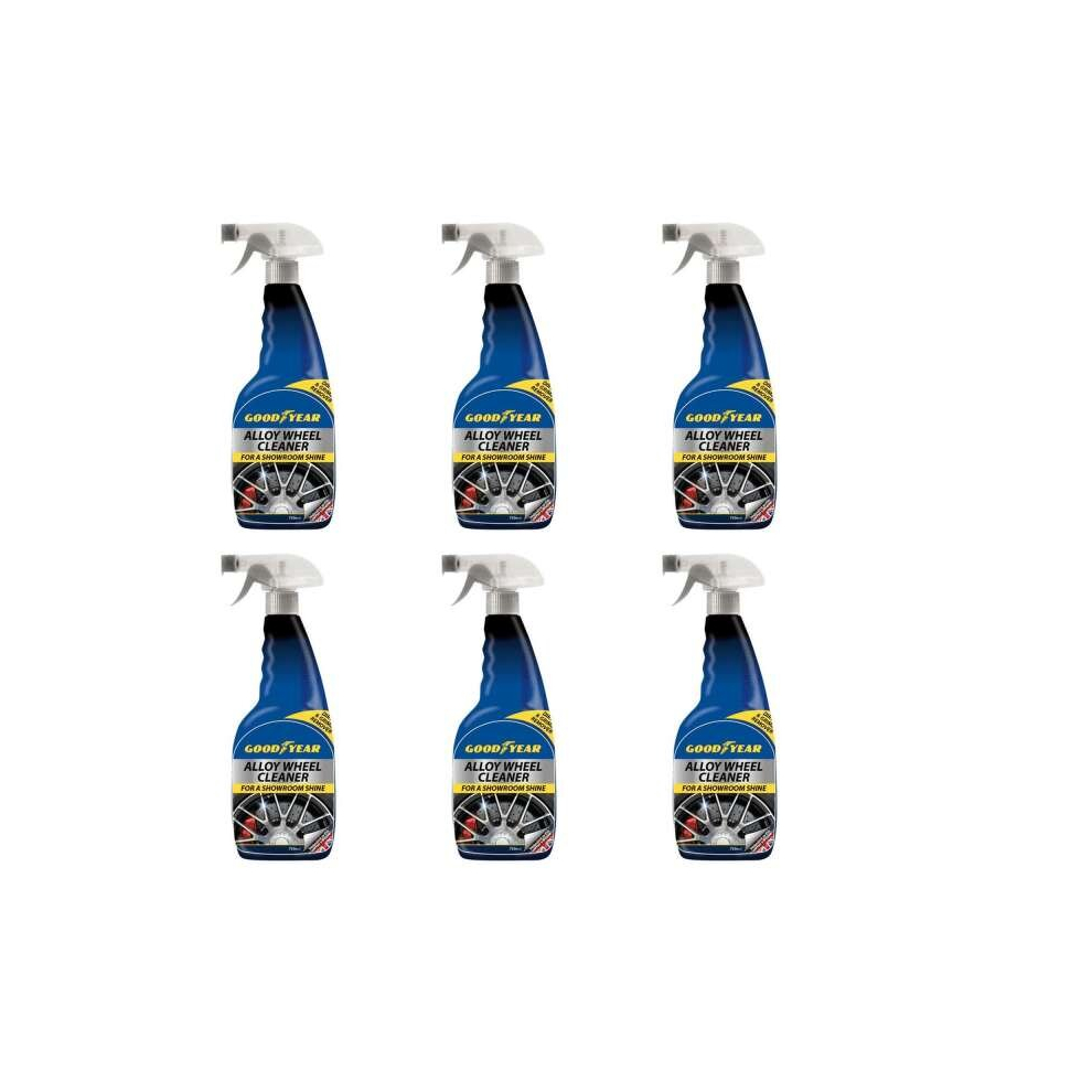 Goodyear Alloy Wheel Cleaner 750ml Trigger Spray (Pack of 6)