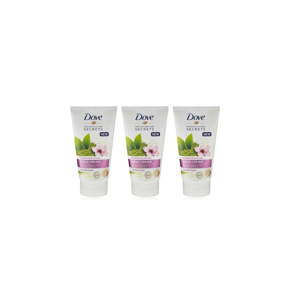 Dove Hand Cream Matcha Tea - Awakening Ritual 75ml (Pack of 3)