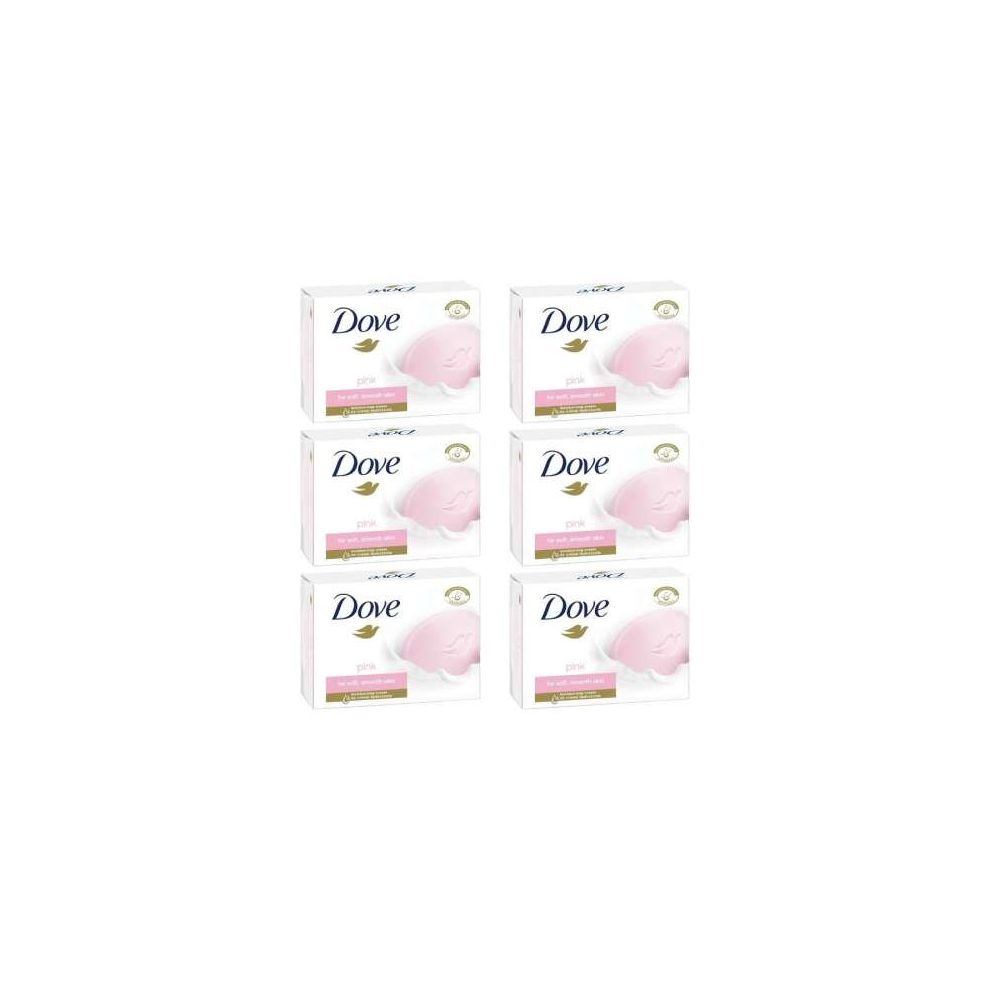 Dove Soap Pink 2 Bars (Pack of 6)