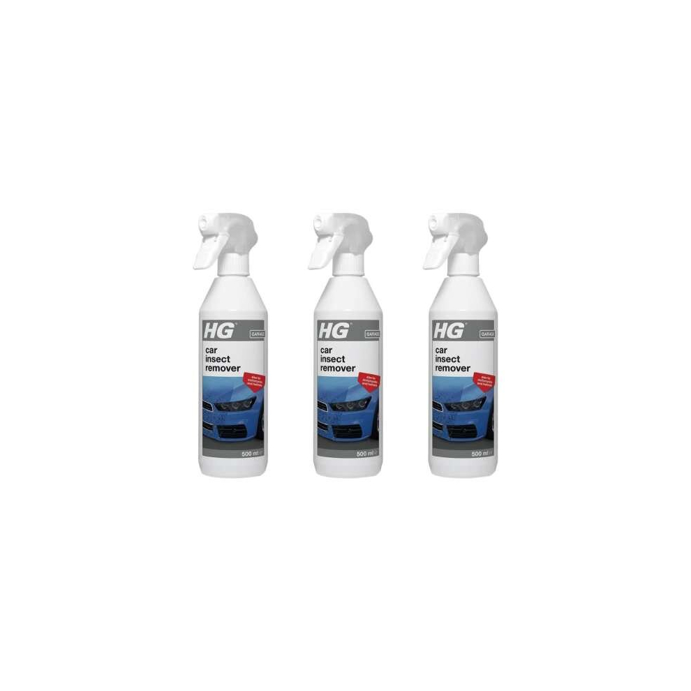 Hg Car Insect Remover, Removes Dried Out Bug Stains & Residue 500Ml 239050106 (Pack Of 3)