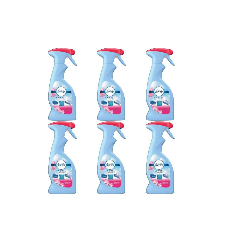 Febreze Fabric Freshener Spray Blossom and Breeze 375 ml (Pack of 6)