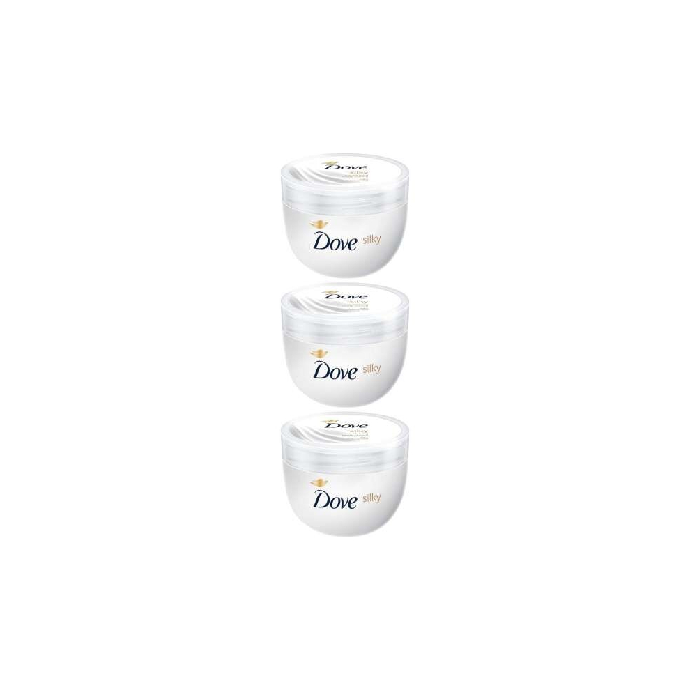 Dove Silky Nourishment Body Cream 300ml (Pack of 3)